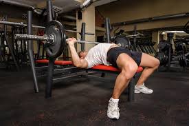 This is a bench press exercise image